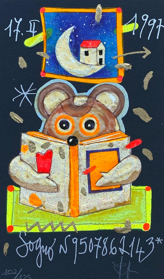 Sogno n°95......143  (Fondo blu) | Francesco Musante