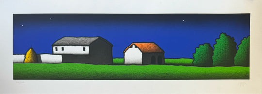 Casolari a sera | Tino Stefanoni - Arte Focus™