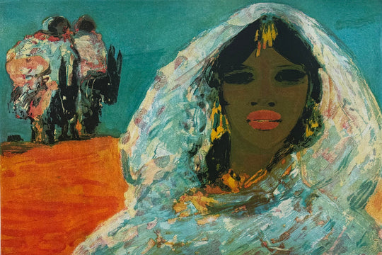 Ritratto di donna araba  | Salvatore Fiume - Arte Focus™