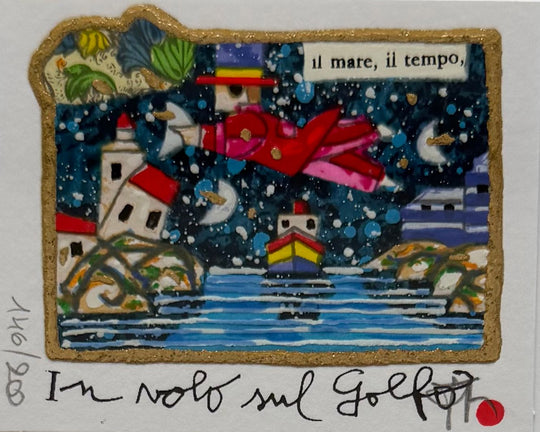Opera in cornice: In volo sul golfo  | Francesco Musante