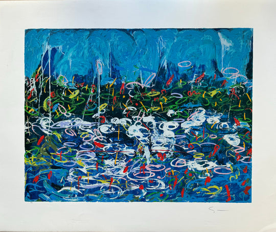 Gigli d'acqua  | Mario Schifano - Arte Focus™