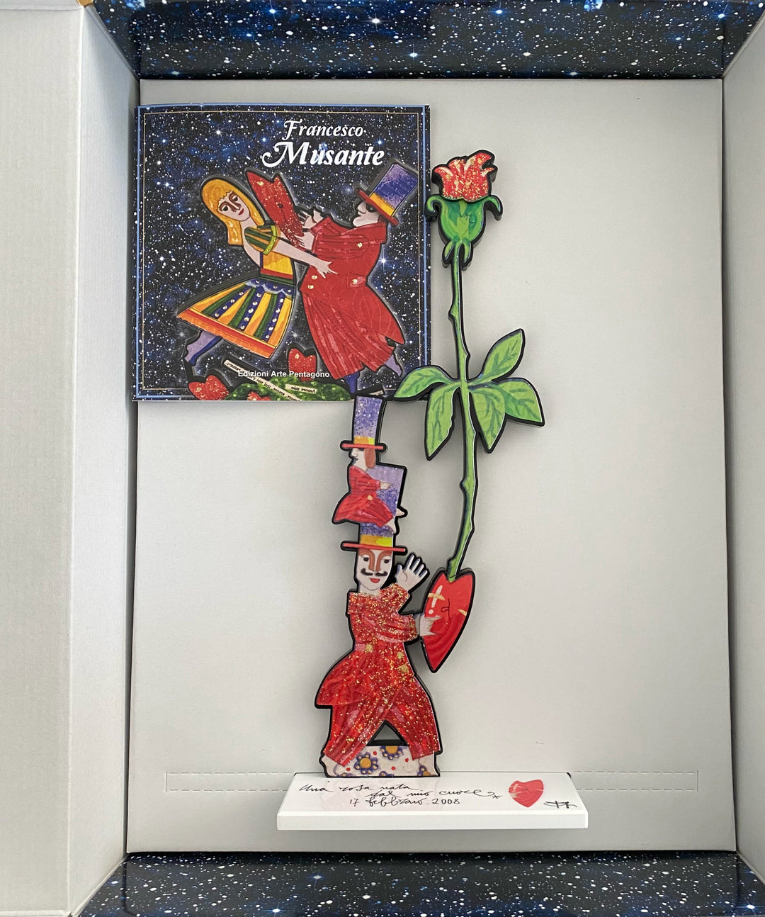 Una rosa nata dal mio cuore | Francesco Musante - Arte Focus™