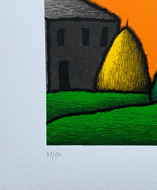 Casali a sera | Tino Stefanoni - Arte Focus™