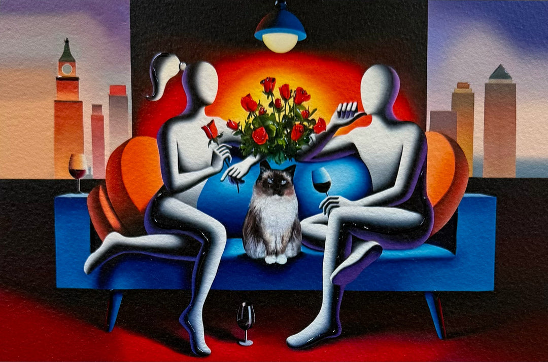 Between us | Mark Kostabi