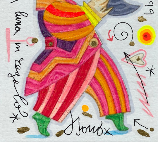 Dono una luna in regalo (Fondo bianco) | Francesco Musante