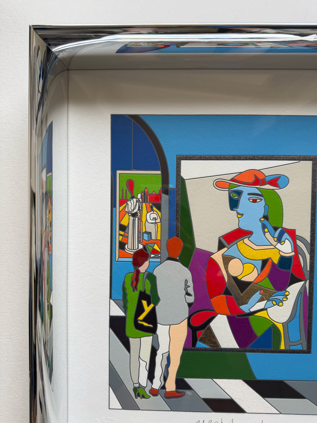 Opera incorniciata: The viewer becomes the View | Ugo Nespolo - Arte Focus™
