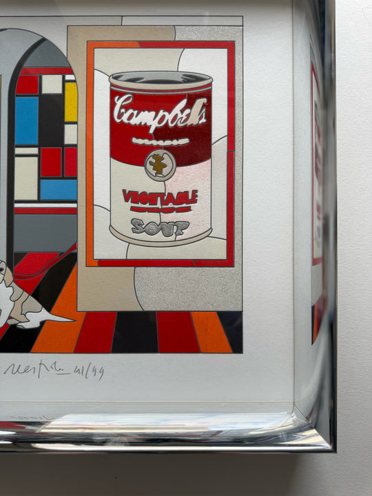 Opera incorniciata: Soup-er vision | Ugo Nespolo - Arte Focus™
