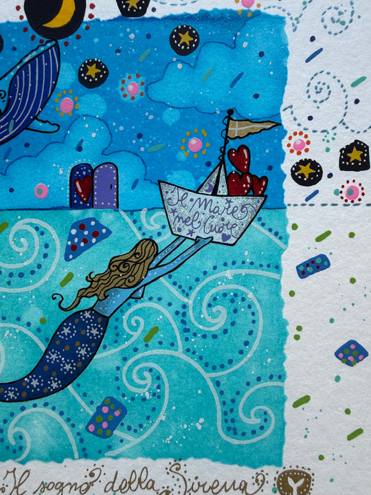 Aprile: Il sogno della Sirena | Andrea Agostini - Arte Focus™