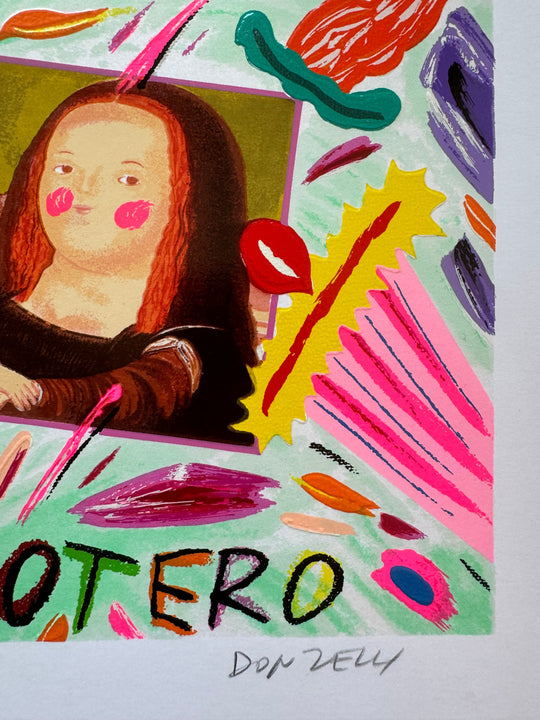 Il codice Botero (fondo bianco) | Bruno Donzelli - Arte Focus™