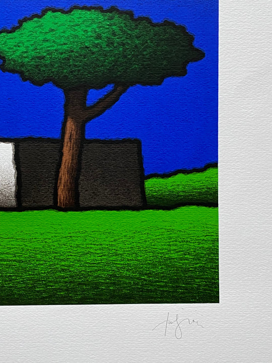 Casolare con pino | Tino Stefanoni