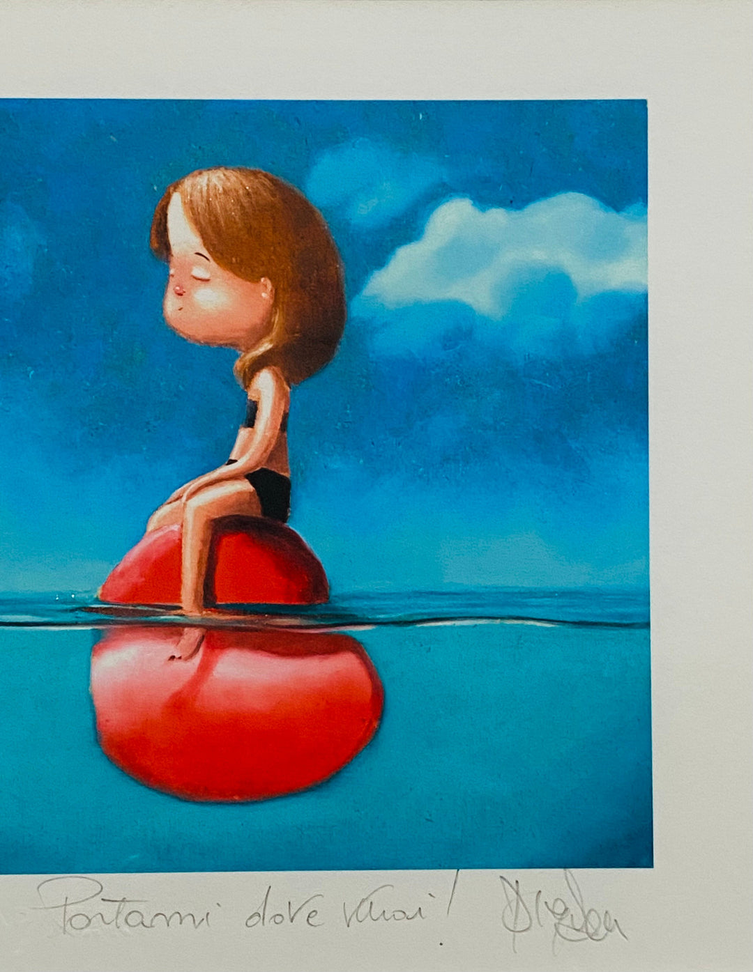 Opera in cornice: Portami dove vuoi  | Diego Santini