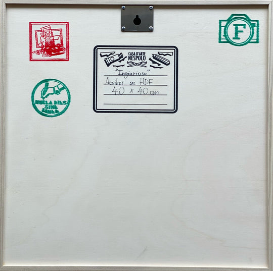 Ingiurioso | Ugo Nespolo - Arte Focus™