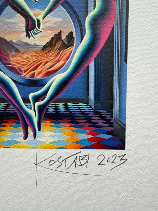Solar Embrace | Mark Kostabi