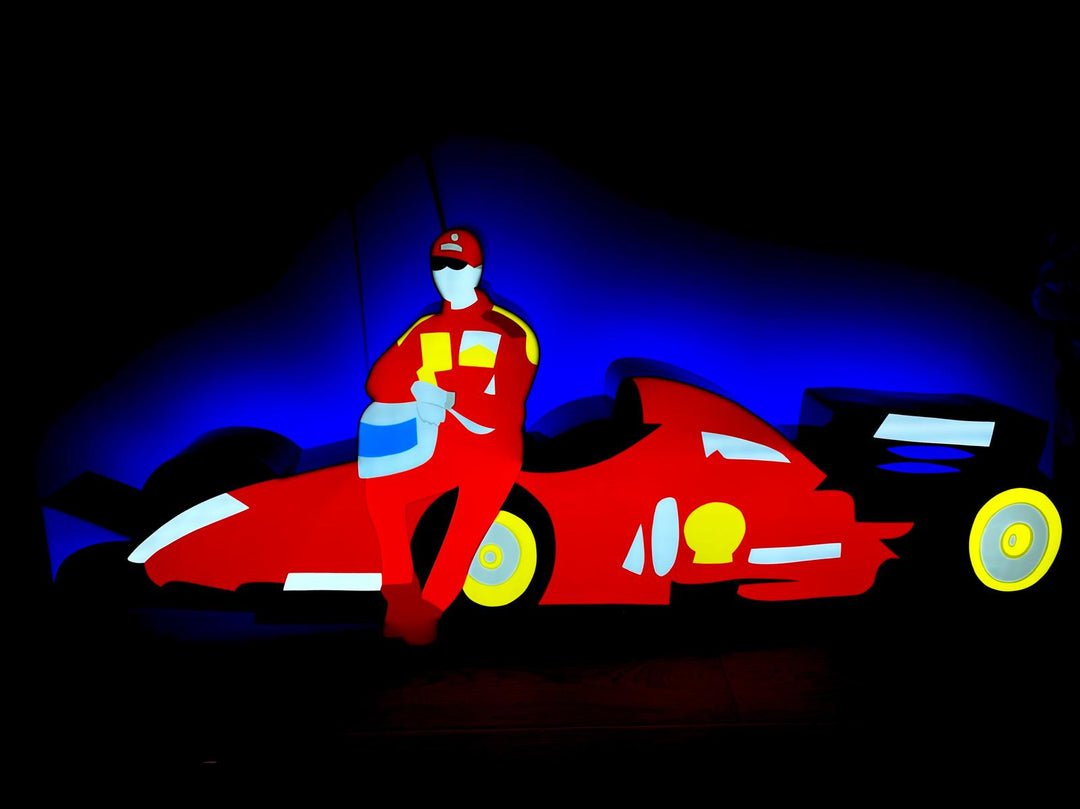 The Red of a Legend | Marco Lodola - Arte Focus™