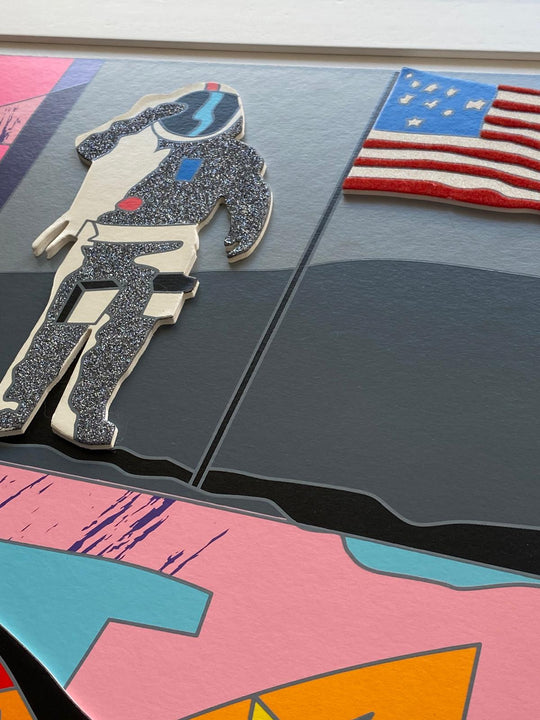 Opera incorniciata: American Icons | Ugo Nespolo