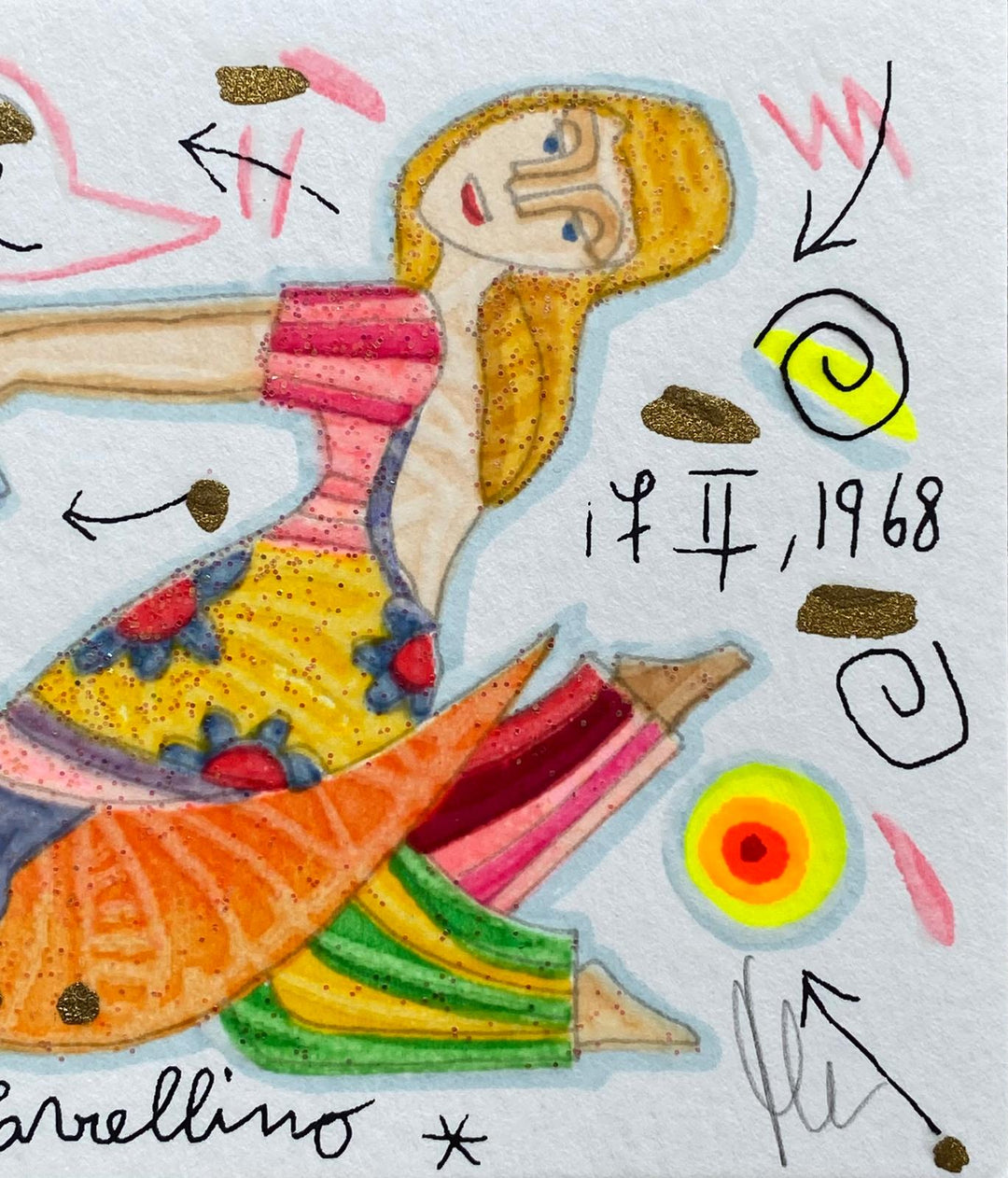 Trotta trotta cavallino (Fondo bianco) | Francesco Musante