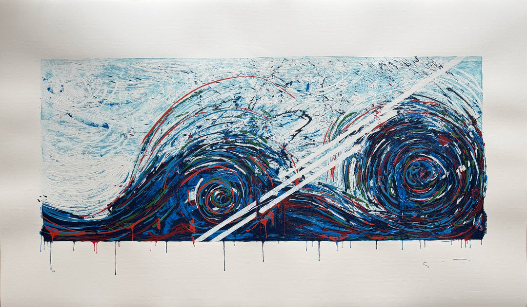 Onda neonata | Mario Schifano - Arte Focus™