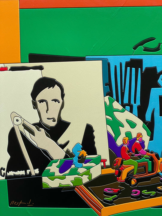 Sur la table | Ugo Nespolo - Arte Focus™