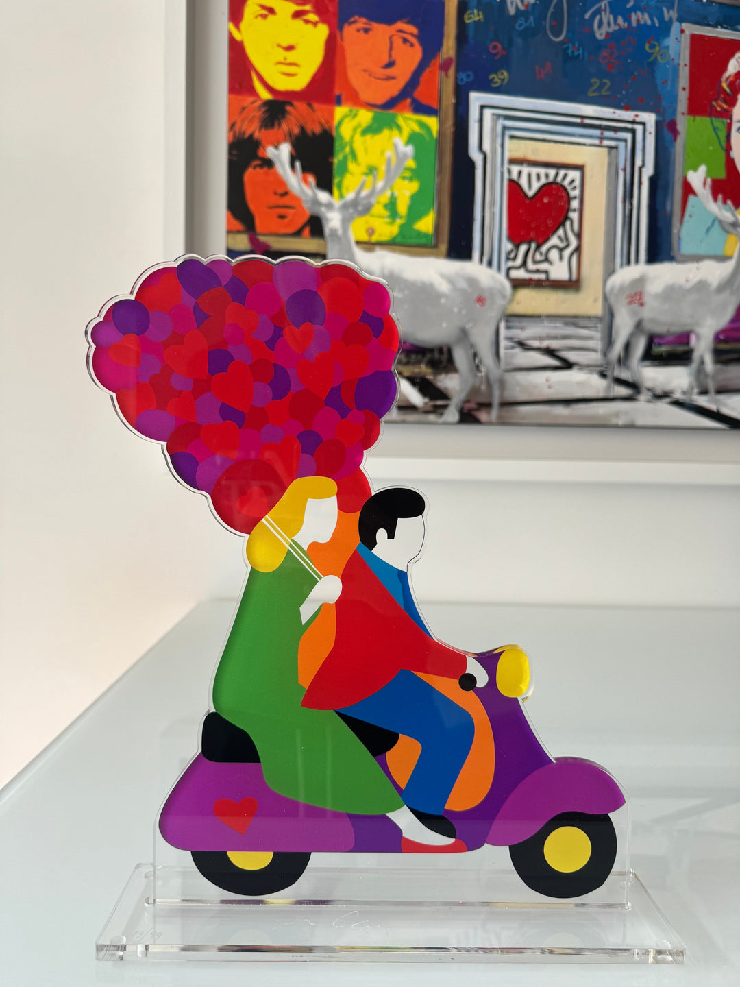 Romantic trip | Marco Lodola - Arte Focus™