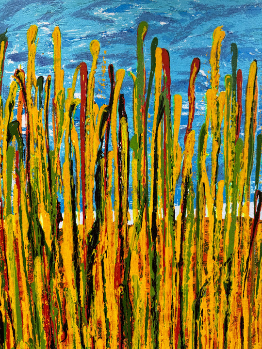 Campo di grano  | Mario Schifano - Arte Focus™