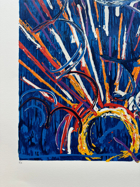 Vetrata blu | Mario Schifano - Arte Focus™