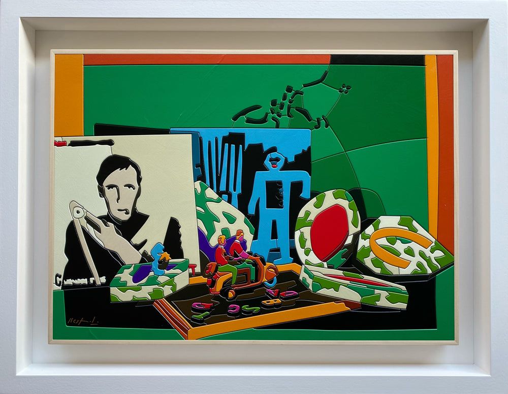 Sur la table | Ugo Nespolo - Arte Focus™