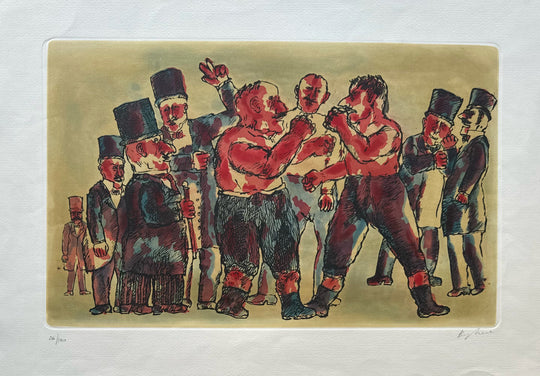Incontro di pugilato | Franz Borghese - Arte Focus™