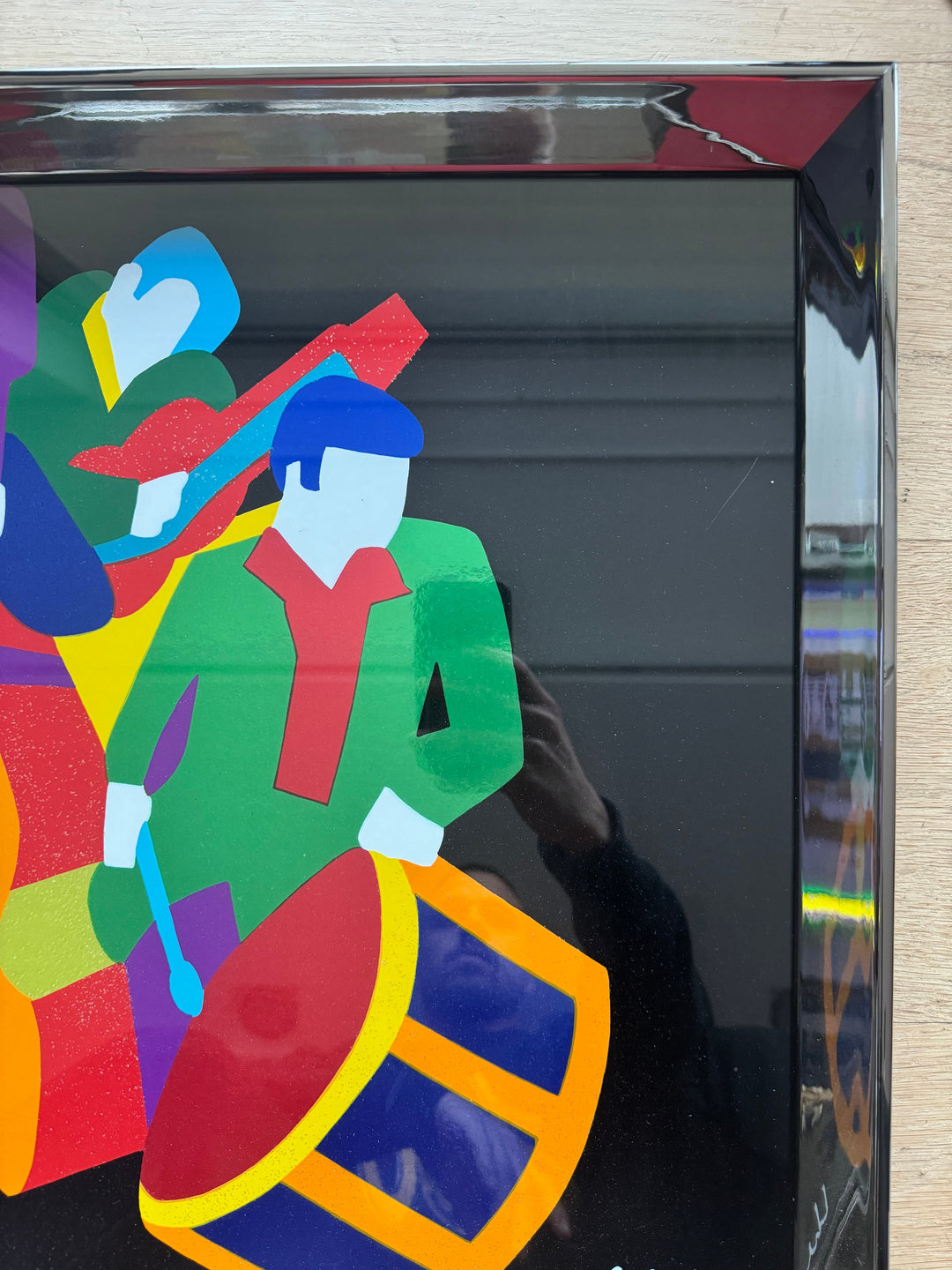 Opera incorniciata: Pop band  | Marco Lodola