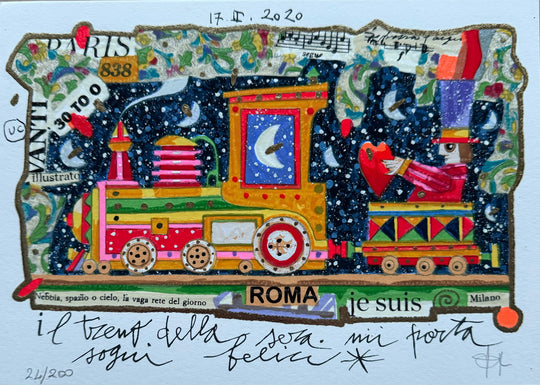 Il treno della sera mi porta sogni felici  | Francesco Musante