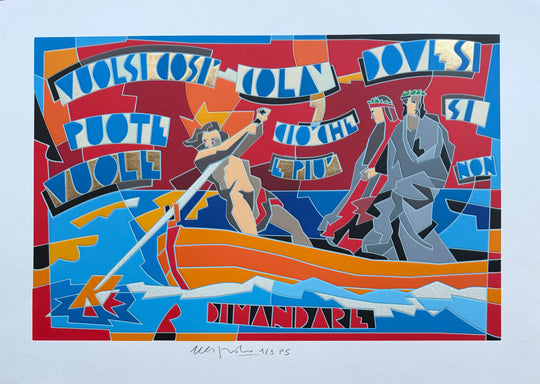 Rotte di Ulisse | Ugo Nespolo - Arte Focus™