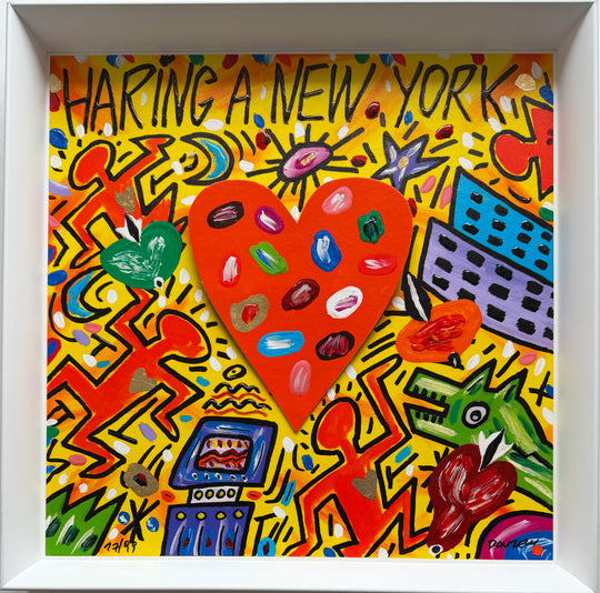 Opera Incorniciata: Haring a New York | Bruno Donzelli - Arte Focus™