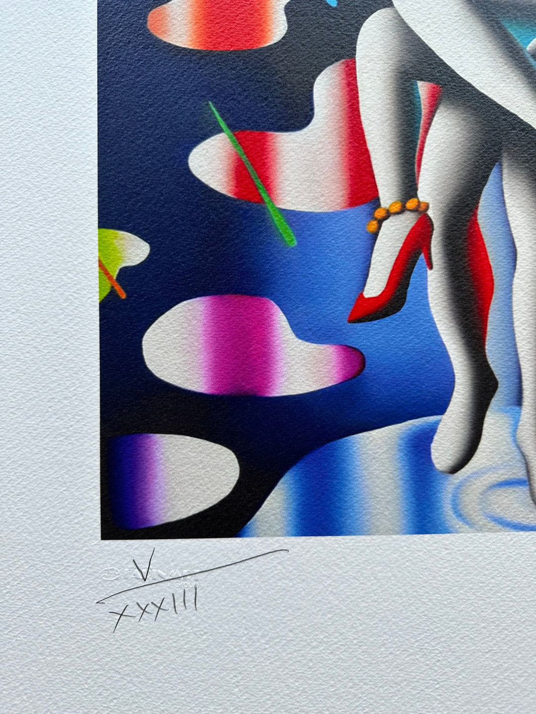 Passion in the rain | Mark Kostabi
