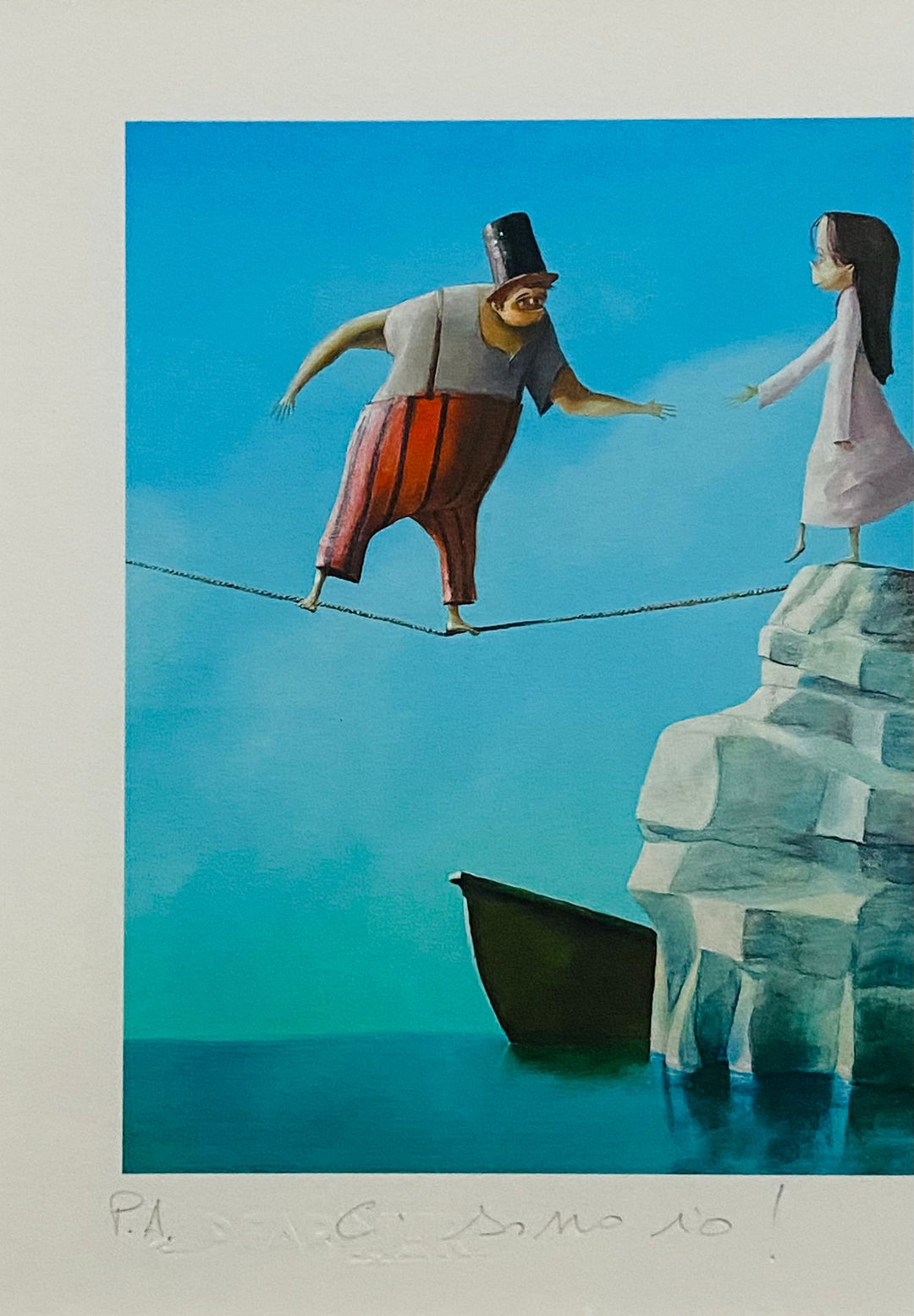 Opera in cornice: Ci sono io  | Diego Santini