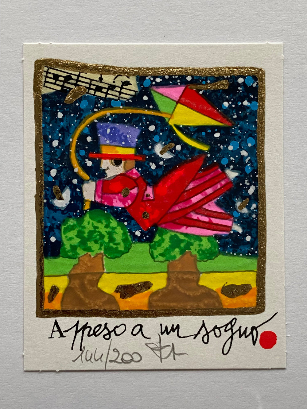 Opera in cornice: Appeso a un sogno | Francesco Musante