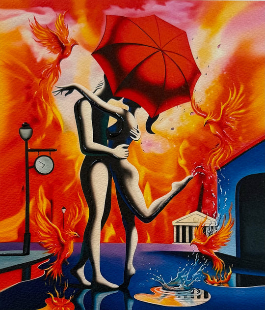 Burning Desire  | Mark Kostabi