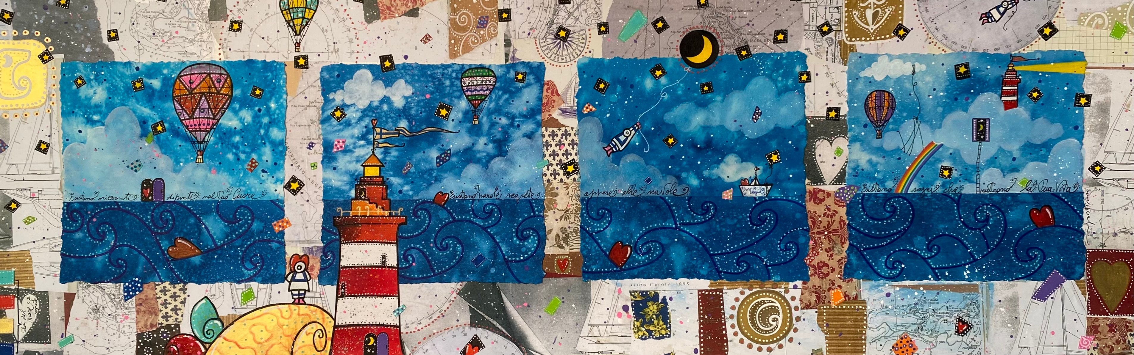 Esistono parole appese alle nuvole (OPERA UNICA) | Andrea Agostini - Arte Focus™