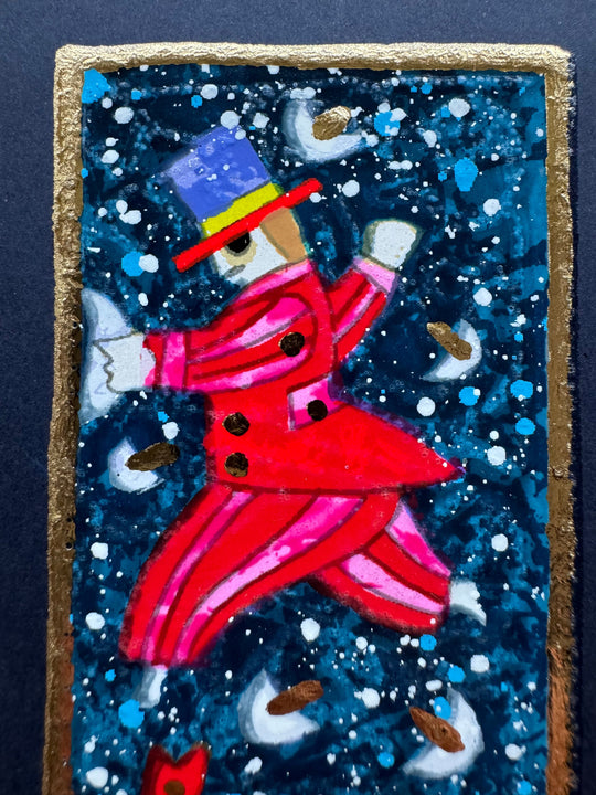 Il volo ( fondo blu) | Francesco Musante