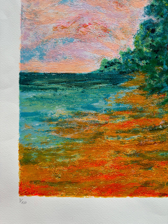 Cavalli in riva al fiume  | Aligi Sassu