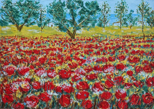 Campo papaveri  | Michele Cascella