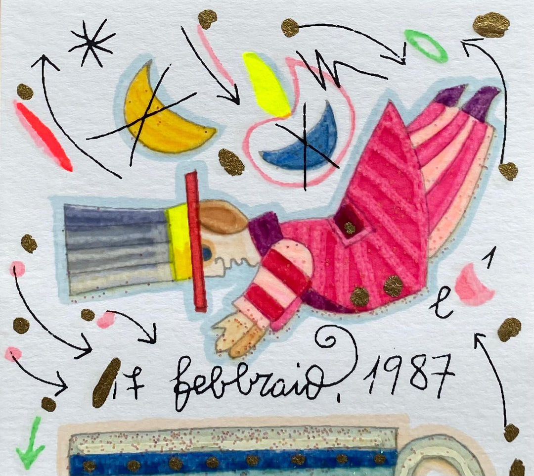 Un tuffo mattutino nel caffè (Fondo bianco) | Francesco Musante