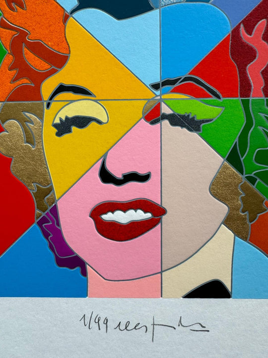 Marilyn's rainbow | Ugo Nespolo - Arte Focus™