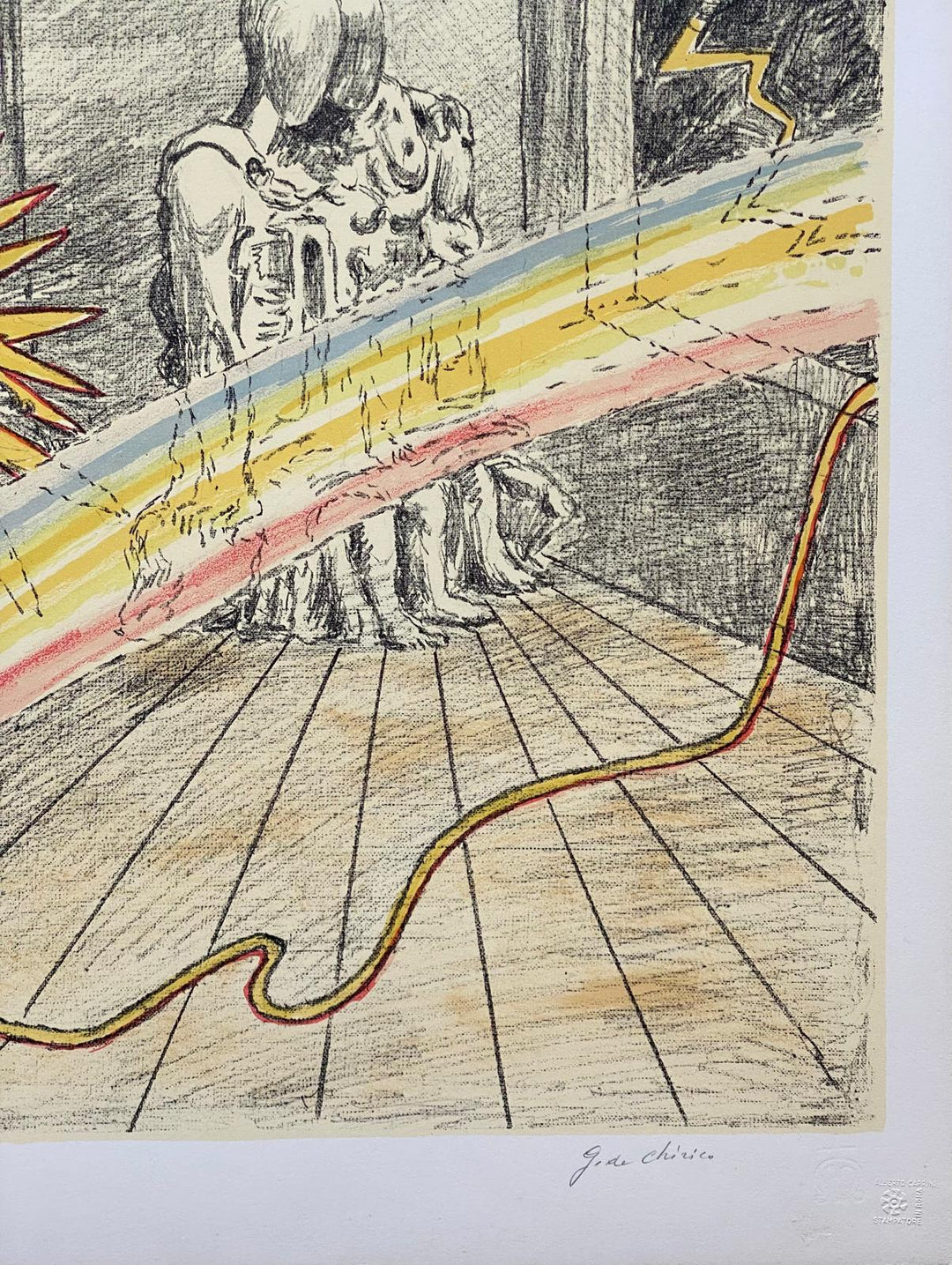 L'arcobaleno | Giorgio De Chirico