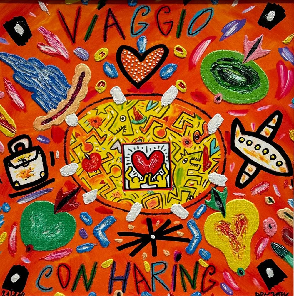 Opera incorniciata: Viaggio con Haring | Bruno Donzelli - Arte Focus™