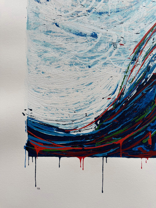 Onda neonata | Mario Schifano - Arte Focus™