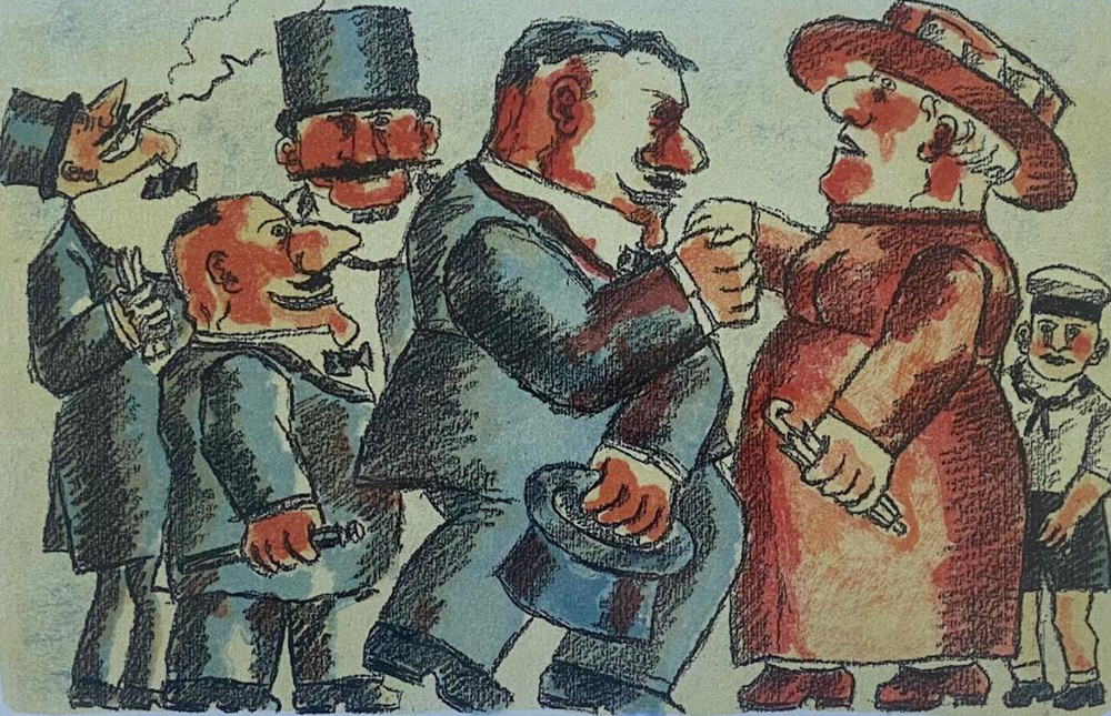 Opera in cornice: La signora | Franz Borghese