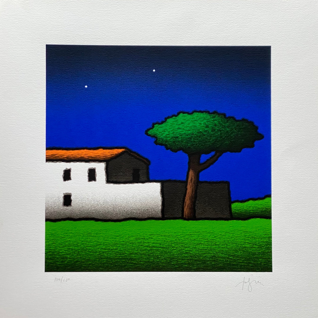 Casolare con pino | Tino Stefanoni