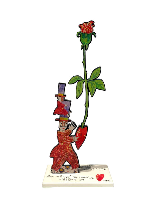 Una rosa nata dal mio cuore | Francesco Musante - Arte Focus™