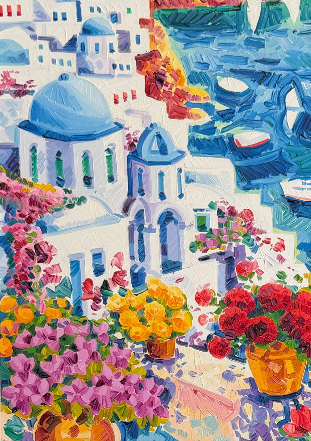 Oltre il tempo la luce di Santorini | Athos Faccincani - Arte Focus™