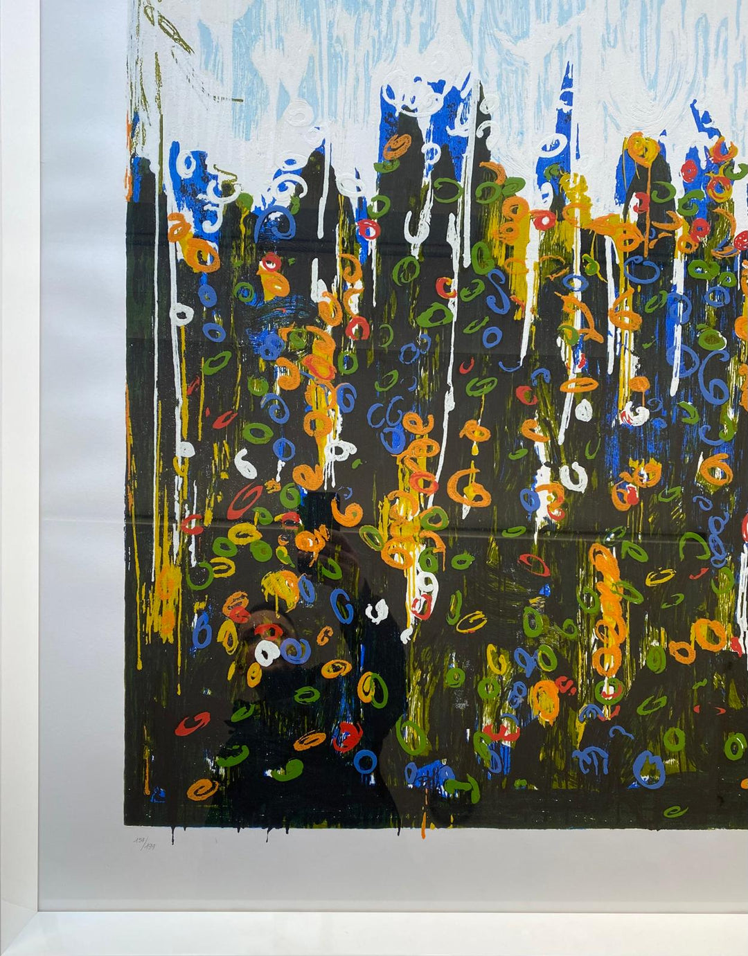 Opera in cornice: Splendore del floricoltore | Mario Schifano