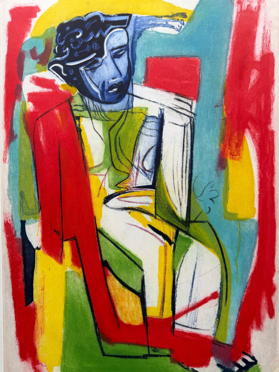 Uomo seduto | Sandro Chia - Arte Focus™